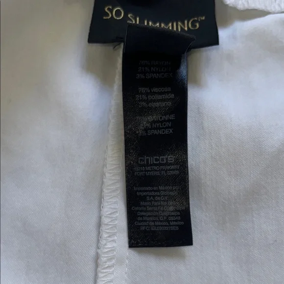 Chico's So Slimming White Pants - Picture 4 of 11